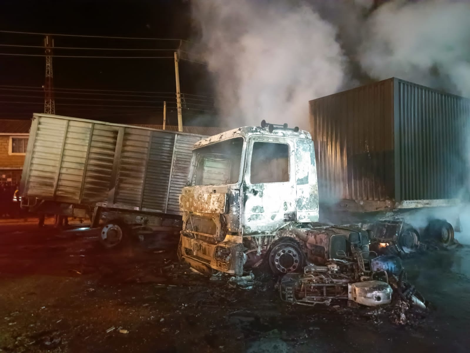 Escaping hit and run driver killed