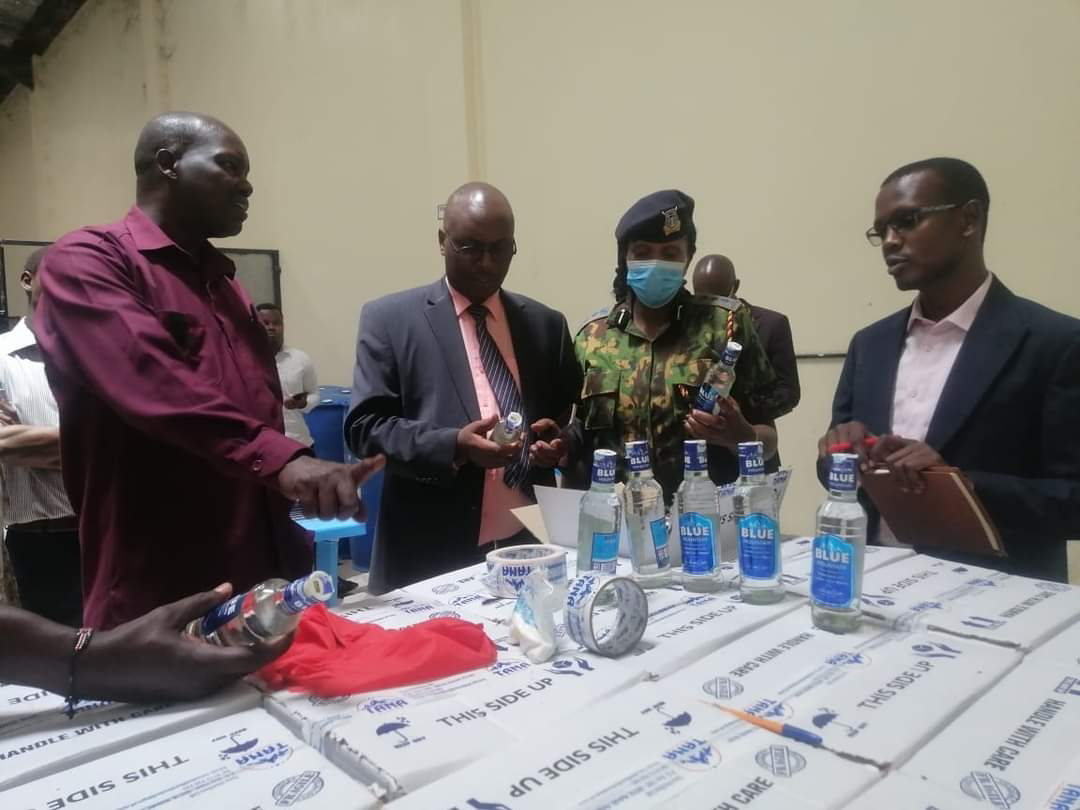 Police raid liquor distillery