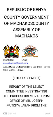 A verbatim report on how Clerk was removed- Part 1