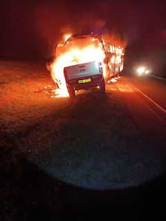 GK driver killed in fire ball