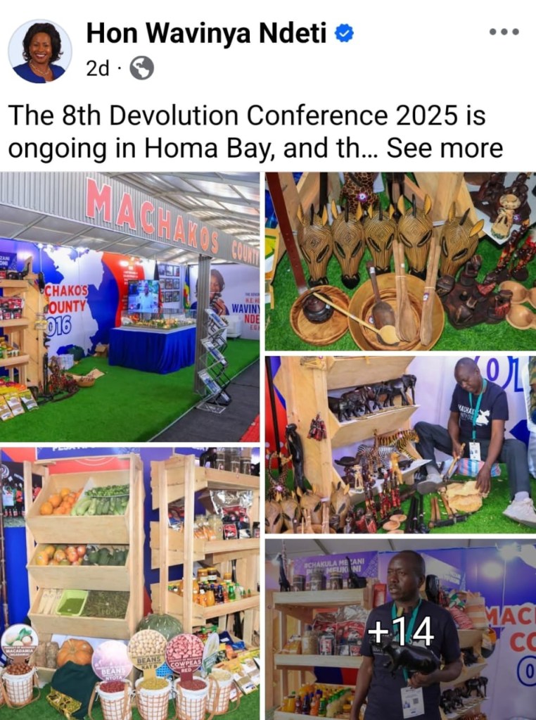 Selling Machakos Old Glory as New Achievement at 8th Devolution Conference