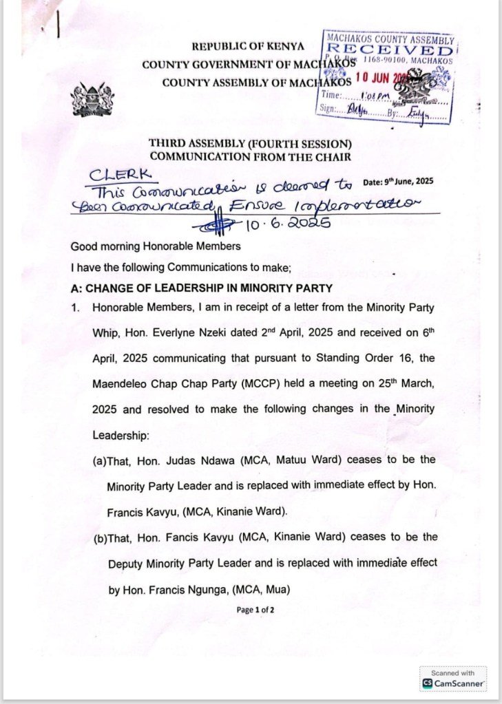 Shake-Up in Assembly as Kiusya Fights Back